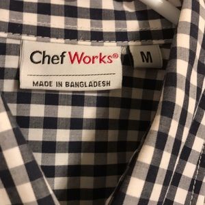 Chef Works GINGHAM  “M” dress shirt